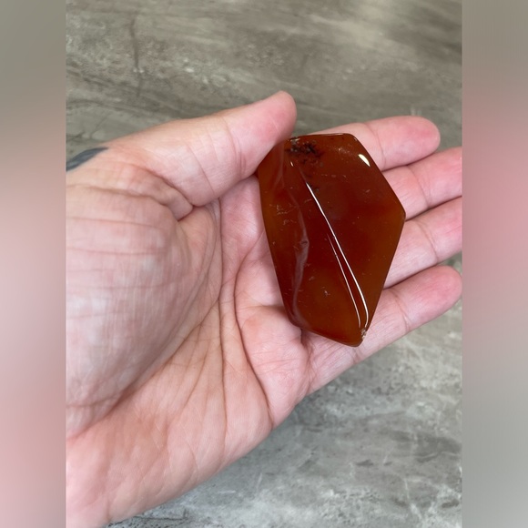 Carnelian Freeform Crystal - Picture 2 of 3